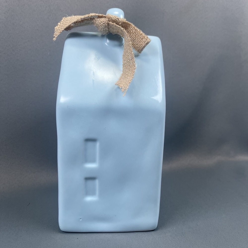 RAE DUNN Bird House Teal Blue TWEET Artisan Collection By Magenta Ceramic - Picture 4 of 6